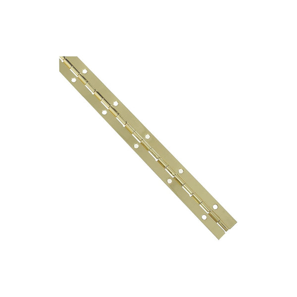 National Hardware N265-355 V570 Continuous Hinge in Brass,1-1/16" x 12"