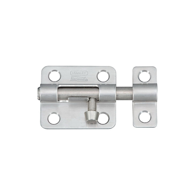 NATIONAL/SPECTRUM BRANDS HHI N348-946 2-1/2-Inch Stainless Steel Barrel Bolt