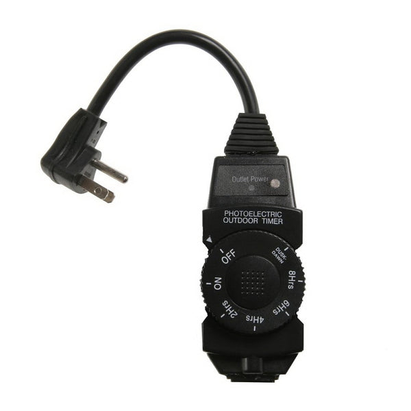 Westek TM142DOLB Photocell Timer, Black