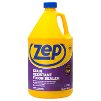 Zep ZUFSLR128 Floor Sealer, Liquid, Characteristic, Milky White, 1 gal Bottle