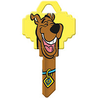 Hy-Ko Key Blank Themed Scooby Doo Ez# Sc1 - Sd2 Single Sided Yellow