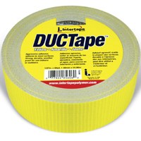 IPG 20C-Y2 Duct Tape, 60 yd L, 1.88 in W, Polyethylene-Coated Cloth Backing, Yellow