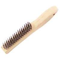 ProSource WB00416S Wire Brush, Metallic Bristle, 3/4 in W Brush, 10-7/8 in OAL