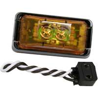 PM V153KA Marker Light Kit, 12 V, LED Lamp, Amber Lens, Bracket Mounting