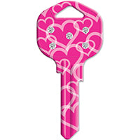 HY-KO PRODUCTS 16005KW1-HTS Kw1-Hts Keyblk Hearts (5-Pack)