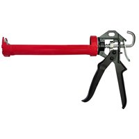 ProSource SJ0051 Smooth Rod Caulk Gun, Black/Red