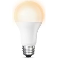 Feit Electric OM60/927CA/AG 60W Equivalent WiFi Dimmable, No Hub Required, Alexa Google Assistant A19 Smart LED Light bulb, 4.4" H x 2.3" D, 2700K Soft White