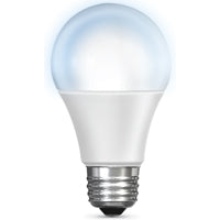Feit Electric OM60/950CA/AG 60W Equivalent 2.4GHz WiFi Dimmable, No Hub Required, Alexa Google Assistant A19 Smart LED Light Bulb, 4.4" H x 2.3" D, 5000K Daylight