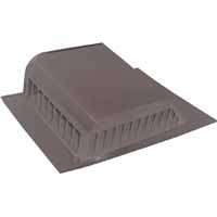 LOMANCO LomanCool 750BR Static Vent, 16 in OAW, 50 sq-in Net Free Ventilating Area, Aluminum, Brown