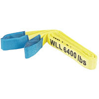 ProSource FH4019 Lifting Sling, Heavy-Duty, Polyester, Yellow