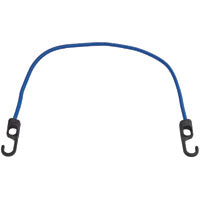 ProSource FH4033 Stretch Cord, 9 mm Dia, 36 in L, Polypropylene, Blue, Hook End