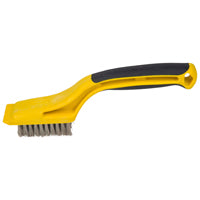 HYDE 46800 Stripping Brush, 2-1/4 x 1-1/8 in Brush, Stainless Steel Trim
