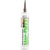 MorFlexx 15030 Mortar and Stucco Repair, Ironstone, Viscous Paste, 10.5 oz Cartridge
