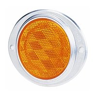 PM V472 V472A Oval Reflector, Amber Reflector