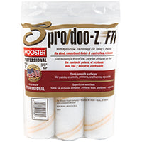 WOOSTER RR663-9 Paint Roller Cover, 3/8 in Thick Nap, 9 in L, Woven Fabric Cover, White