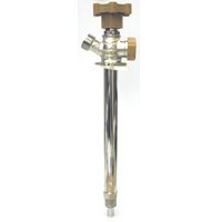 B & K 104-849HC Anti-Siphon Frost-Free Sillcock Valve, 1/2 x 3/4 in Connection, MPT x Hose, 125 psi Pressure, Brass Body