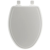 Mayfair 148SLOWA-000/148E Toilet Seat, Elongated, Molded Wood, White, Twist Hinge