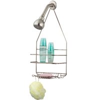 Simple Spaces SS-SC-25-NK Shower Caddy, 2-Shelf, Steel, 10 in OAW, 19 in OAH, 4-1/4 in OAD, 10 lb