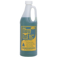 ComStar Blow Out 30-475 Drain Cleaner, Liquid, Dark Green, Odorless, 1 qt Bottle