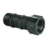 Orbit 37017 Cut-Off Riser Extension, 1/2 in Connection, 2-1/2 in L, FPT x MIPT, Polyethylene, Black