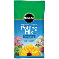 Miracle-Gro Moisture Control 75586300 Potting Mix, Solid, 16 qt Bag
