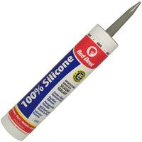 Red Devil 081650 Silicone Sealant, Gray, -60 to 400 deg F, 9 fl-oz Cartridge