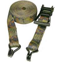 KEEPER 03548 Tie-Down, 1-1/4 in W, 16 ft L, Camouflage, 1000 lb, J-Hook End Fitting