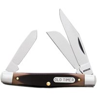 OLD TIMER 34OT Folding Pocket Knife, 2.4 in L Blade, 7Cr17 High Carbon Stainless Steel Blade, 3-Blade