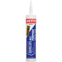 Loctite POLYSEAMSEAL 2154751 Adhesive Caulk, White, 24 hr to 2 weeks Curing, 40 to 100 deg F, 10 oz Cartridge