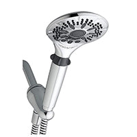 Waterpik Hand Held Shower Head Easy Select With 5-Foot Shower Hose, DIY Easy Installation, 5 Spray Modes, Chrome, LAR-563EE