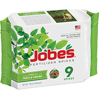 Jobe’s Slow Release Tree and Shrub Fertilizer Spikes, Easy Plant Care for Oak, Maple, Dogwood, Boxwood, and Many More Acid Loving Trees and Shrubs, 9 Count
