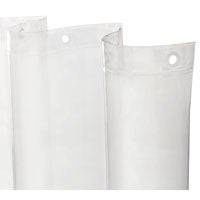 Kenney KN61433 Shower Liner, 72 in L, 70 in W, PEVA, Clear