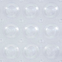 Kenney KN61292 Bath Mat, 31 in L, 15 in W, Vinyl, Clear
