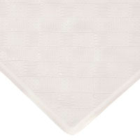 Kenney KN61280 Bath Mat, 27-1/2 in L, 15-1/2 in W, Rubber, Off-White