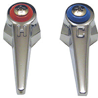 Danco 20181 Faucet Handle, Zinc, Chrome Plated, For: T & S Brass Two Handle Kitchen Sink Faucets