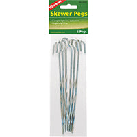 SKEWER PEGS STEEL 7 INCH 6 PCK