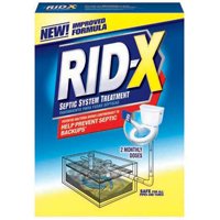 RID-X 1920083623 Septic Tank Cleaner, Powder, Tan, Fermentation, 19.6 oz Box