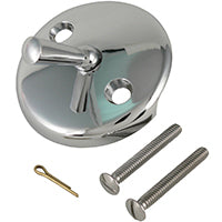 Plumb Pak PP826-1 Tub Face Plate, Chrome, For: Bath Drains