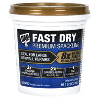 DAP 7079818440 Fast Dry Spackling, Off-White, 16 fl-oz