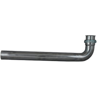 Plumb Pak PP16CP Waste Arm, 1-1/2 In Dia X 15 In L, Slip Joint/Direct Connect, 22 Ga, Chrome Plated, 1-1/2 x 15, Brass