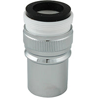 Plumb Pak PP800-11LF Faucet Aerator, 55/64-27 x 15/16-27 Male x Female Thread, Brass, Chrome Plated