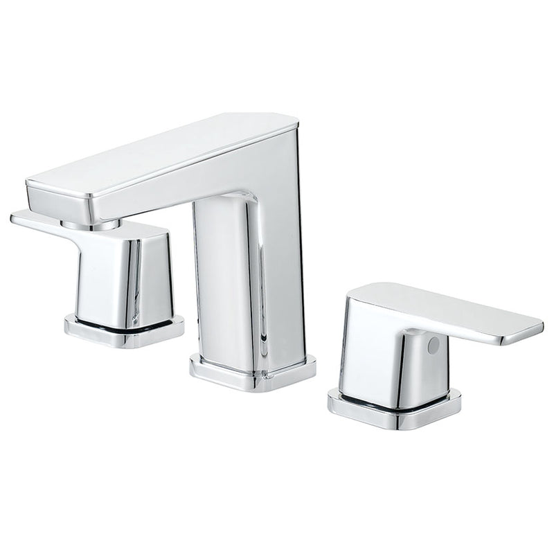Boston Harbor FW6AC023CP Lavatory Faucet, 1.2 gpm, 2-Faucet Handle, 3-Faucet Hole, Brass/Zinc/Plastic, Chrome Plated