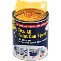 FOAMPRO Fits-All 61 Paint Can Spout, Plastic, 1 gal Capacity