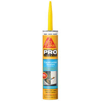 Sikaflex 515309 Construction Sealant, White, 10.1 oz Cartridge