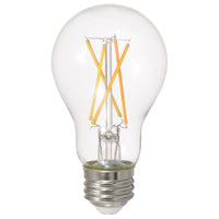 Sylvania 49826 Natural LED Bulb, General Purpose, A19 Lamp, 40 W Equivalent, E26 Lamp Base, Dimmable, Clear