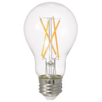 Sylvania 49827 Natural LED Bulb, General Purpose, A19 Lamp, 60 W Equivalent, E26 Lamp Base, Dimmable, Clear