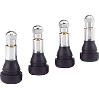 GENUINE VICTOR M4134 Tire Valve, Rubber, Chrome