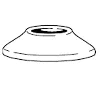 Plumb Pak PP96PC Bath Flange, 1-1/2 in Dia, 5 in W, Chrome