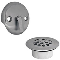 Danco 80977 Tub Drain Trim Kit, Brass, Chrome, For: Most Faucet Brands