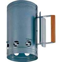 Omaha SHA286123L Chimney Starter, Steel, Galvanized, Straight grip Handle